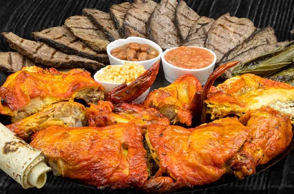 A food platter published by El Pollo Norteño